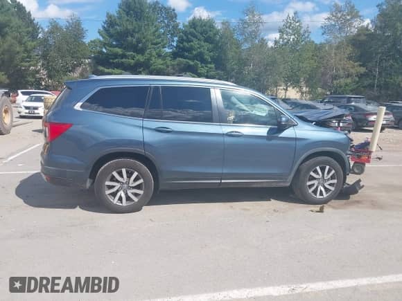 2019 Honda Pilot EX-L z VIN 5FNYF6H58KB013796, wystawiony jako IAAI lot #43073370 z przebiegiem 91 560 mil mil oraz . Historia ofert i sprzedaży dostępna na DreamBid. Obrazek 14.