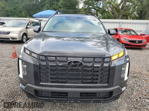 2025 Hyundai Palisade XRT with VIN KM8R3DGE9SU889993, listed as a Copart auction lot 56462255 with 580 mi miles and Salvage title. Bid and sale history available at DreamBid. Image 5.