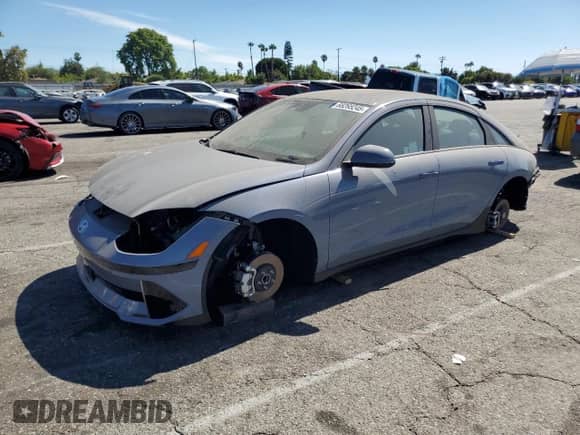 2025 Hyundai Ioniq 6 SEL с VIN KMHM34AA2SA086363, выставлен на аукционе Copart как лот 68265245 с пробегом Не указан миль и Списание • Salvage title. История ставок и продаж доступна на DreamBid. Изображение 1.