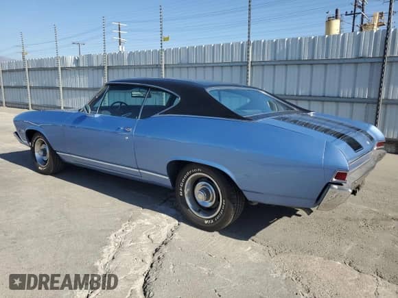 1968 Chevrolet Chevelle with VIN 136378Z146486, listed as a Copart auction lot 85155865 with 34,760 mi miles and Clean title. Bid and sale history available at DreamBid. Image 2.