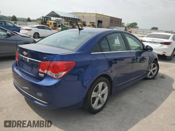 2013 Chevrolet Cruze 2LT with VIN 1G1PE5SB6D7280198, listed as a Copart auction lot 81199495 with 82,810 mi miles and Salvage title. Bid and sale history available at DreamBid. Image 3.