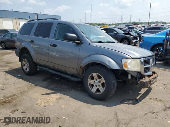 2007 Dodge Durango SXT with VIN 1D8HB38P37F502011, listed as a Copart auction lot 67252895 with 170,167 mi miles and Salvage title. Bid and sale history available at DreamBid. Image 4.