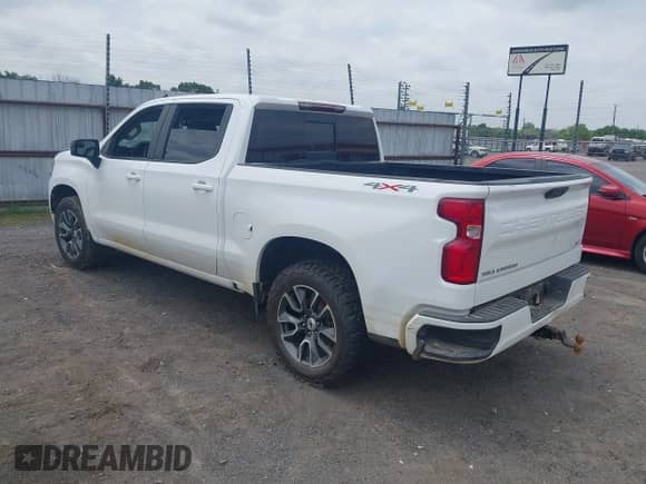 2023 Chevrolet Silverado 1500 RST with VIN 2GCUDEED0P1142975, listed as a IAAI auction lot 42267171 with 51,173 mi miles and . Bid and sale history available at DreamBid. Image 3.
