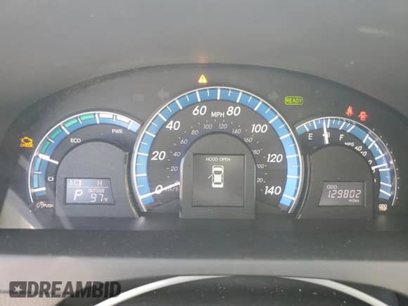 2012 Toyota Camry XLE with VIN 4T1BD1FK9CU019442, listed as a Copart auction lot 80635505 with 129,802 mi miles and Salvage title. Bid and sale history available at DreamBid. Image 9.