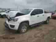 2018 Chevrolet Colorado 4WD Work Truck z VIN 1GCGTBEN3J1221187, wystawiony jako Copart lot #81585775 z przebiegiem 98 322 mil mil oraz Szkoda całkowita • Salvage title. Historia ofert i sprzedaży dostępna na DreamBid. Obrazek 1.