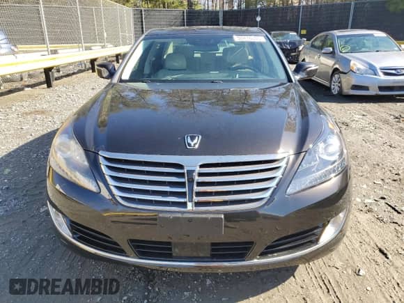 2014 Hyundai Equus Signature z VIN KMHGH4JH9EU083832, wystawiony jako Copart lot #50416535 z przebiegiem 92 508 mil mil oraz Szkoda całkowita • Salvage title. Historia ofert i sprzedaży dostępna na DreamBid. Obrazek 5.