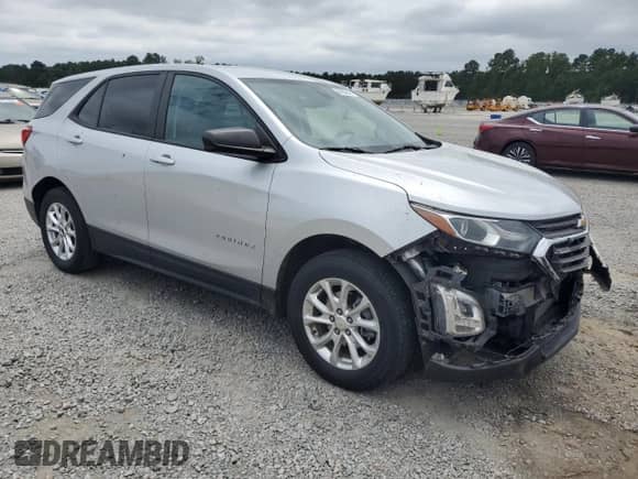 2020 Chevrolet Equinox LS with VIN 2GNAXSEV0L6114194, listed as a Copart auction lot 69886545 with 37,420 mi miles and Salvage title. Bid and sale history available at DreamBid. Image 4.