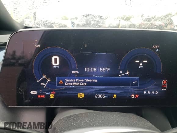 2024 Chevrolet Equinox EV LT с VIN 3GN7DMRP9RS268276, выставлен на аукционе Copart как лот 55056015 с пробегом 2 365 миль миль и Списание • Salvage title. История ставок и продаж доступна на DreamBid. Изображение 9.