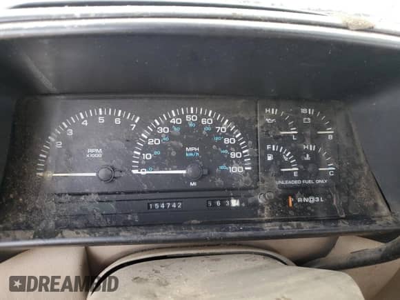 1995 Dodge Caravan with VIN 1B4GH54R3SX529270, listed as a Copart auction lot 76361004 with 154,742 mi miles and Salvage title. Bid and sale history available at DreamBid. Image 9.
