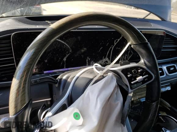 2021 Mercedes-Benz GLS 580 with VIN 4JGFF8GE8MA466215, listed as a Copart auction lot 49048785 with Not provided miles and Salvage title. Bid and sale history available at DreamBid. Image 9.