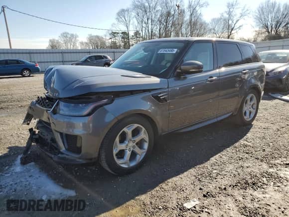 2019 Land Rover Range Rover Sport HSE с VIN SALWR2RK5KA818474, выставлен на аукционе Copart как лот 41543495 с пробегом 66 524 миль миль и Списание • Salvage title. История ставок и продаж доступна на DreamBid. Изображение 1.