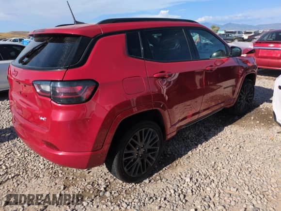 2022 Jeep Compass (RED) Edition with VIN 3C4NJDCB6NT232975, listed as a Copart auction lot 58594595 with Not provided miles and Salvage title. Bid and sale history available at DreamBid. Image 3.