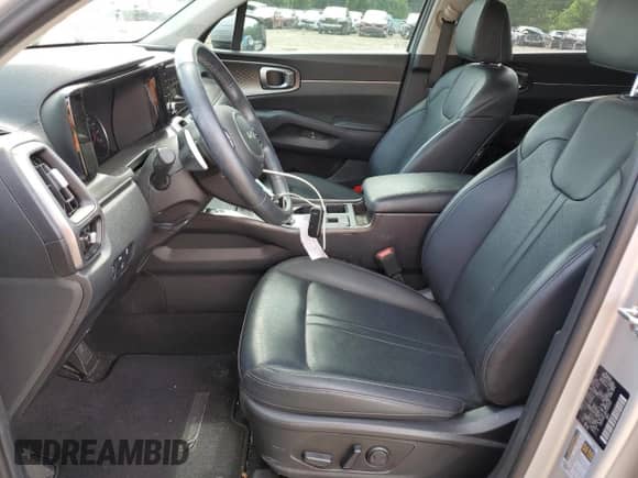 2023 Kia Sorento EX with VIN KNDRH4LG8P5195049, listed as a Copart auction lot 63047145 with 33,811 mi miles and Salvage title. Bid and sale history available at DreamBid. Image 7.