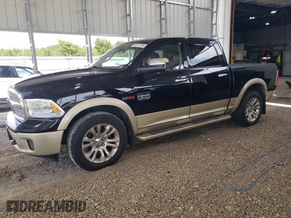 2014 Ram 1500 Longhorn z VIN 1C6RR7PM1ES367720, wystawiony jako Copart lot #65571735 z przebiegiem 164 660 mil mil oraz Czysty tytuł • Clean title. Historia ofert i sprzedaży dostępna na DreamBid. Obrazek 1.