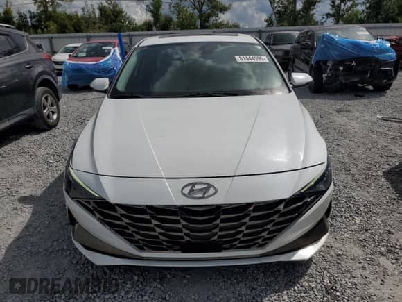 2021 Hyundai Elantra Limited с VIN 5NPLP4AG7MH022923, выставлен на аукционе Copart как лот 81444595 с пробегом 12 522 миль миль и На запчасти • Non repairable. История ставок и продаж доступна на DreamBid. Изображение 5.