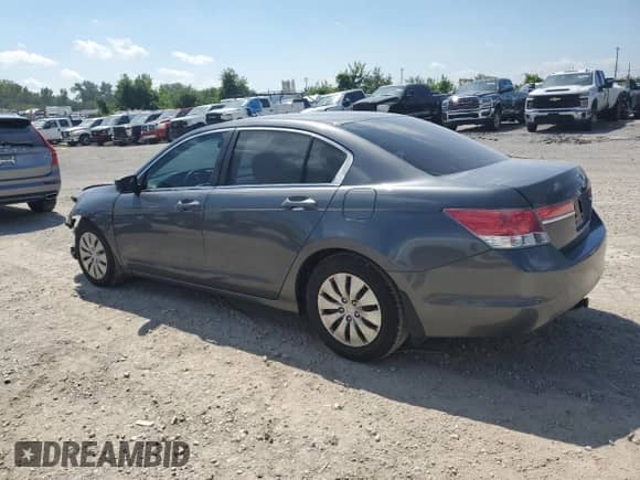 2012 Honda Accord LX with VIN 1HGCP2F35CA225536, listed as a Copart auction lot 69614955 with 90,976 mi miles and Salvage title. Bid and sale history available at DreamBid. Image 2.