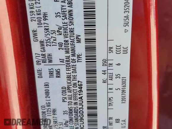 2018 Ford Escape SE с VIN 1FMCU9GD3JUA19467, выставлен на аукционе Copart как лот 81694045 с пробегом 74 473 миль миль и Чистый • Clean title. История ставок и продаж доступна на DreamBid. Изображение 12.