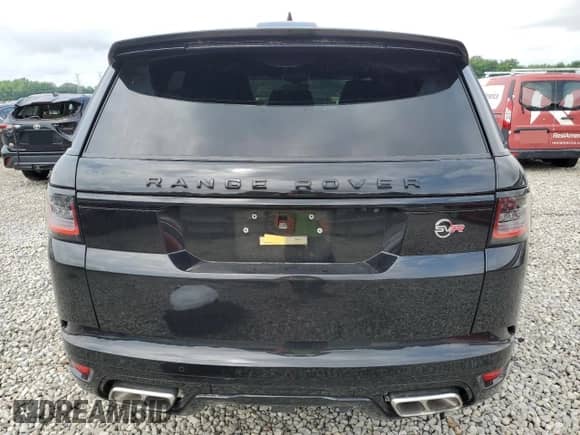 2021 Land Rover Range Rover Sport SVR with VIN SALWZ2REXMA761797, listed as a Copart auction lot 60211175 with 19,422 mi miles and Salvage title. Bid and sale history available at DreamBid. Image 6.