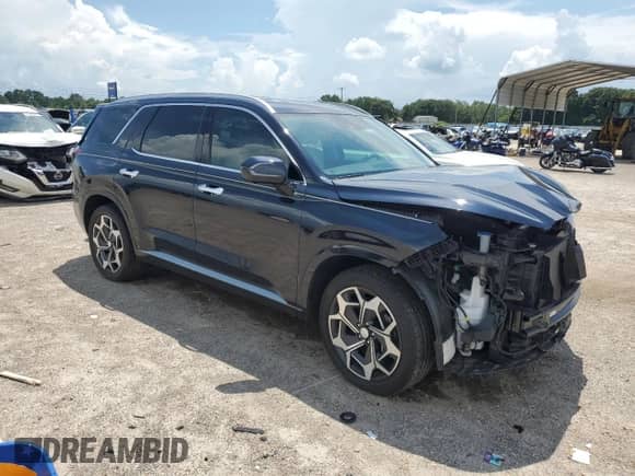 2022 Hyundai Palisade Calligraphy с VIN KM8R74HEXNU429300, выставлен на аукционе Copart как лот 66617475 с пробегом 38 551 миль миль и Списание • Salvage title. История ставок и продаж доступна на DreamBid. Изображение 4.