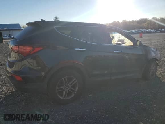 2017 Hyundai Santa Fe 2.4L with VIN 5NMZTDLB2HH023374, listed as a Copart auction lot 76535454 with Not provided miles and Salvage title. Bid and sale history available at DreamBid. Image 3.