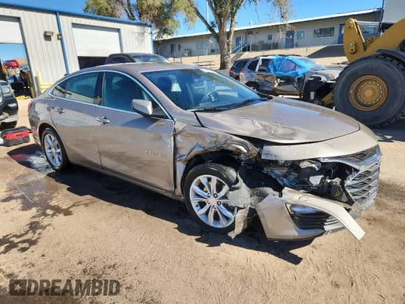 2025 Chevrolet Malibu LT with VIN 1G1ZD5ST9SF138080, listed as a Copart auction lot 90268605 with 14,828 mi miles and Clean title. Bid and sale history available at DreamBid. Image 4.