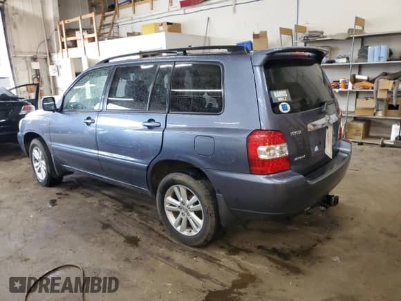 2006 Toyota Highlander Limited with VIN JTEEW21A860010092, listed as a Copart auction lot 68936935 with Not provided miles and Non repairable. Bid and sale history available at DreamBid. Image 2.