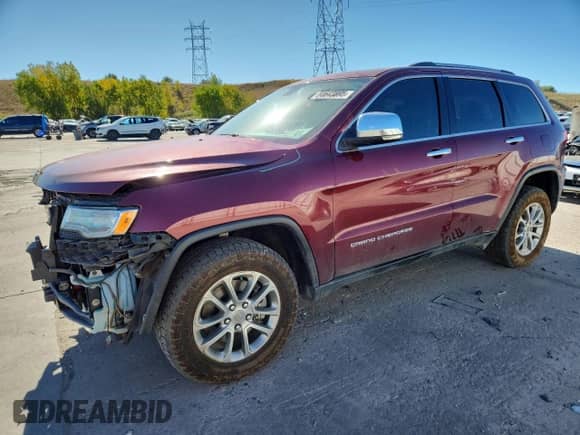 2016 Jeep Grand Cherokee Limited with VIN 1C4RJFBMXGC381873, listed as a Copart auction lot 84643895 with 143,082 mi miles and Salvage title. Bid and sale history available at DreamBid. Image 1.