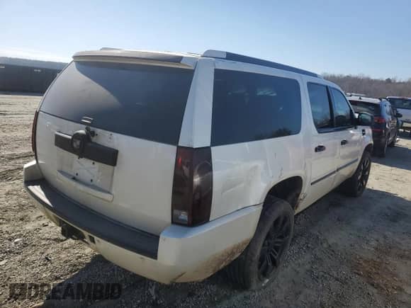 2008 Cadillac Escalade ESV with VIN 1GYFK66828R122073, listed as a Copart auction lot 46479365 with 200,836 mi miles and Salvage title. Bid and sale history available at DreamBid. Image 3.