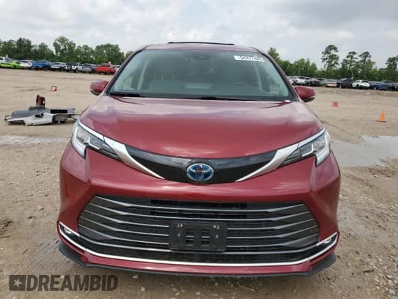 2023 Toyota Sienna Limited с VIN 5TDZRKEC4PS167769, выставлен на аукционе Copart как лот 54377485 с пробегом 19 494 миль миль и Списание • Salvage title. История ставок и продаж доступна на DreamBid. Изображение 5.