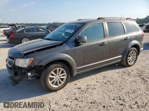 2016 Dodge Journey SXT with VIN 3C4PDCBG3GT218770, listed as a Copart auction lot 81847235 with 151,731 mi miles and Salvage title. Bid and sale history available at DreamBid. Image 1.