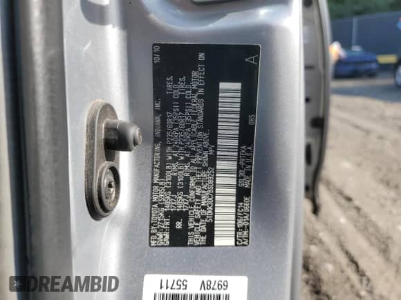 2011 Toyota Sienna LE with VIN 5TDKK3DC7BS089252, listed as a Copart auction lot 84197245 with 119,329 mi miles and Salvage title. Bid and sale history available at DreamBid. Image 13.