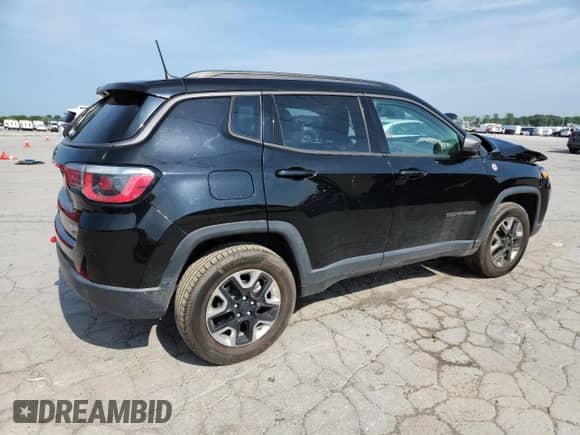 2017 Jeep Compass Trailhawk with VIN 3C4NJDDB6HT641433, listed as a Copart auction lot 65556115 with 62,150 mi miles and Salvage title. Bid and sale history available at DreamBid. Image 3.