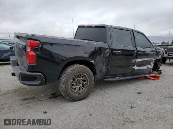 2023 Chevrolet Silverado 1500 Custom Trail Boss with VIN 3GCUDCEDXPG172089, listed as a Copart auction lot 48074715 with 32,880 mi miles and Salvage title. Bid and sale history available at DreamBid. Image 3.