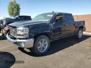 2017 Chevrolet Silverado 1500 LT with VIN 3GCPCREC7HG137098, listed as a Copart auction lot 85309535 with 31,591 mi miles and Salvage title. Bid and sale history available at DreamBid. Image 1.