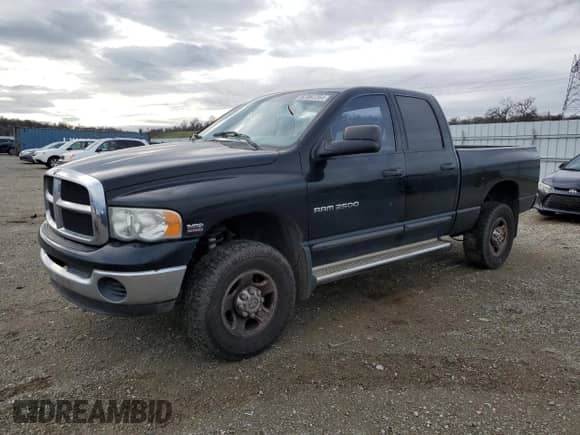 2003 Dodge RAM with VIN 3D7KU28W43G861804, listed as a Copart auction lot 87087264 with 105,107 mi miles and Salvage title. Bid and sale history available at DreamBid. Image 1.