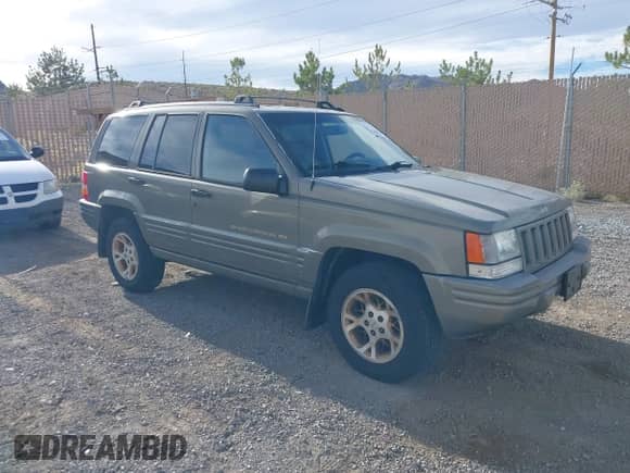 1996 Jeep Grand Cherokee with VIN 1J4EZ78Y9TC147025, listed as a IAAI auction lot 43536181 with 150,918 mi miles and . Bid and sale history available at DreamBid. Image 1.