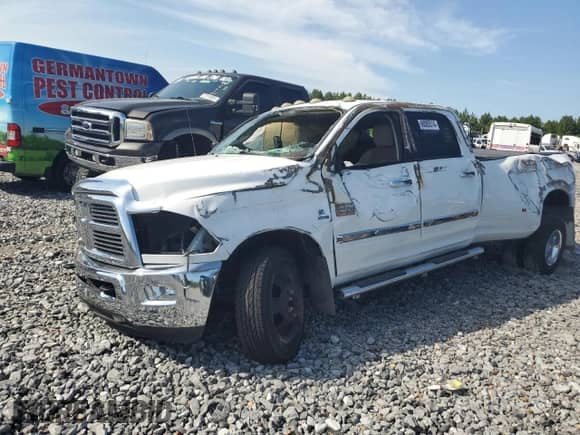2010 Dodge 3500 Laramie with VIN 3D73Y4CL9AG144507, listed as a Copart auction lot 68085514 with Not provided miles and Salvage title. Bid and sale history available at DreamBid. Image 1.