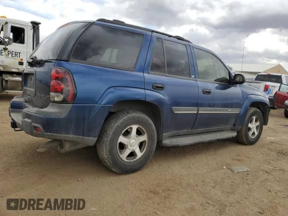 2002 Chevrolet TrailBlazer LS with VIN 1GNDT13S022242068, listed as a Copart auction lot 47485035 with 217,407 mi miles and Salvage title. Bid and sale history available at DreamBid. Image 3.