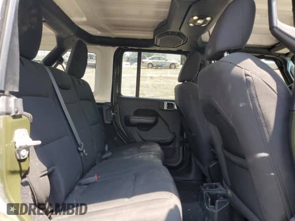 2021 Jeep Wrangler Unlimited Sport S with VIN 1C4HJXDG4MW507115, listed as a Copart auction lot 60253765 with 76,091 mi miles and Salvage title. Bid and sale history available at DreamBid. Image 11.