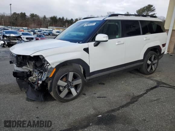 2024 Hyundai Santa Fe Limited z VIN 5NMP4DGLXRH018898, wystawiony jako Copart lot #42703645 z przebiegiem 20 058 mil mil oraz Czysty tytuł • Clean title. Historia ofert i sprzedaży dostępna na DreamBid. Obrazek 1.