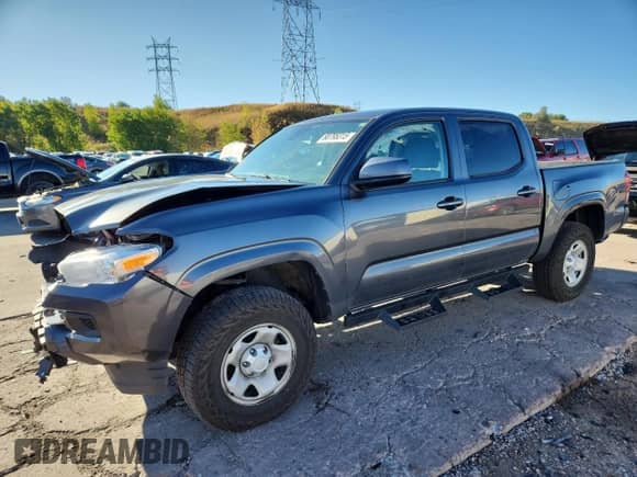 2021 Toyota Tacoma SR with VIN 3TMCZ5AN5MM372463, listed as a Copart auction lot 80795315 with 96,318 mi miles and Salvage title. Bid and sale history available at DreamBid. Image 1.