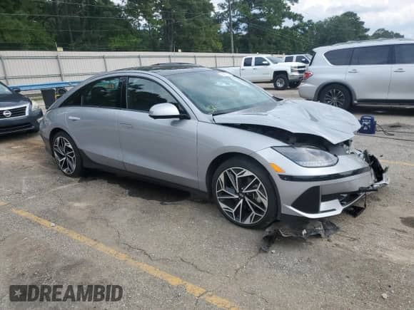 2023 Hyundai Ioniq 6 Limited с VIN KMHM54AC1PA047802, выставлен на аукционе Copart как лот 70467755 с пробегом 24 460 миль миль и Списание • Salvage title. История ставок и продаж доступна на DreamBid. Изображение 4.