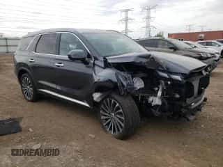 2024 Hyundai Palisade Calligraphy с VIN KM8R7DGE7RU733983, выставлен на аукционе Copart как лот 52893144 с пробегом 670 миль миль и Списание • Salvage title. История ставок и продаж доступна на DreamBid. Изображение 4.