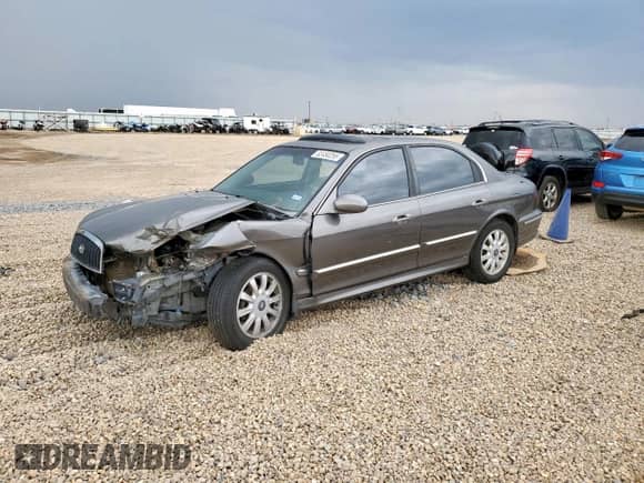 2003 Hyundai Sonata GLS with VIN KMHWF35HX3A736429, listed as a Copart auction lot 82450255 with Not provided miles and Salvage title. Bid and sale history available at DreamBid. Image 1.