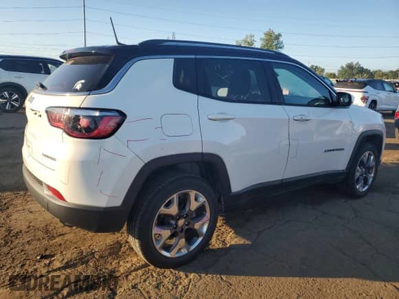 2020 Jeep Compass Limited с VIN 3C4NJDCB2LT254856, выставлен на аукционе Copart как лот 69756635 с пробегом 50 739 миль миль и Чистый • Clean title. История ставок и продаж доступна на DreamBid. Изображение 3.