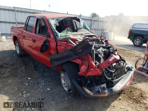 2003 Dodge Dakota Sport with VIN 1D7HL38X63S122194, listed as a Copart auction lot 58235722 with Not provided miles and Non repairable. Bid and sale history available at DreamBid. Image 1.