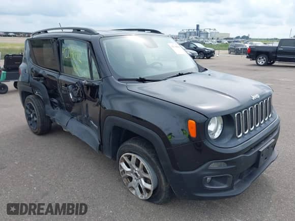 2017 Jeep Renegade Latitude with VIN ZACCJBBB0HPG39330, listed as a IAAI auction lot 42714642 with 130,701 mi miles and . Bid and sale history available at DreamBid. Image 1.
