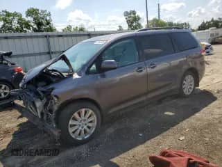 2012 Toyota Sienna LE with VIN 5TDJK3DC5CS037552, listed as a Copart auction lot 67545935 with Not provided miles and Salvage title. Bid and sale history available at DreamBid. Image 1.