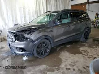 2017 Ford Escape Titanium z VIN 1FMCU9J90HUA76398, wystawiony jako Copart lot #69015505 z przebiegiem 164 638 mil mil oraz Szkoda całkowita • Salvage title. Historia ofert i sprzedaży dostępna na DreamBid. Obrazek 1.