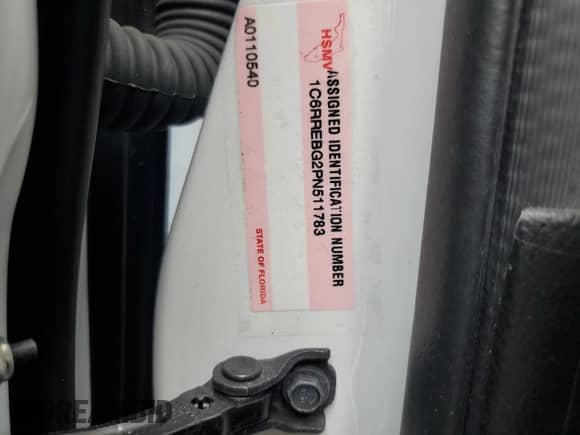 2023 Ram 1500 Big Horn z VIN 1C6RREBG2PN511783, wystawiony jako Copart lot #47061195 z przebiegiem 3 310 mil mil oraz Szkoda całkowita • Salvage title. Historia ofert i sprzedaży dostępna na DreamBid. Obrazek 12.